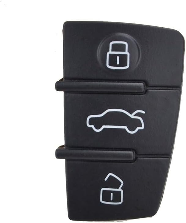 3 Button Replacement Key Pad Rubber Remote Key Fob for A1 S1 A3 A4 A5 A6 A8 Q5 Q7 TT RS