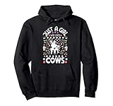 Photo Gallery funny floral cow lover gift girls just a girl who loves cows felpa con cappuccio Photo Gallery funny floral cow lover gift girls just a girl who loves cows felpa con cappuccio
