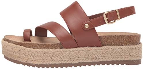 Bella Vita Women's Platform Sandal, Dark Tan Leather, 8.5 X-Wide | Image 7