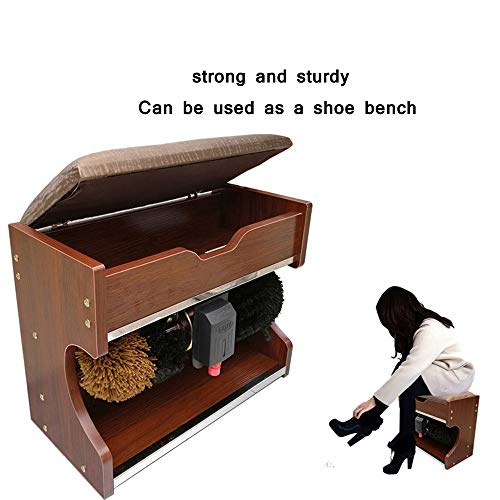 Cireuse à chaussures, machine à polir les chaussures à capteur automatique brosse à chaussures électrique brosse à double combinaisonHome Office Hall de la banque de l'hôtel, magasin de chaussures Li