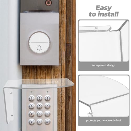 Cubierta protectora para cerradura electrónica exterior y asistencia 7