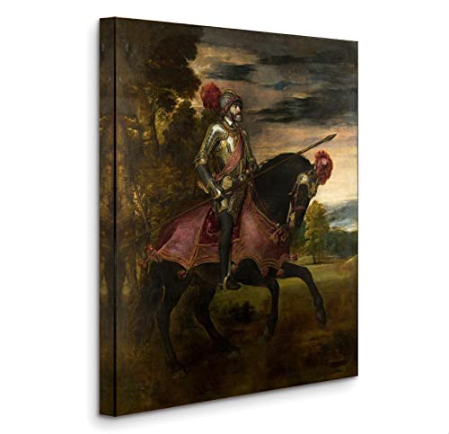 Tableau Deco Charles Quint à cheval par Titien Tableaux Decoration Murale Photo Image Artistique Photographie Graphique 50x70cm Sans cadre Cover