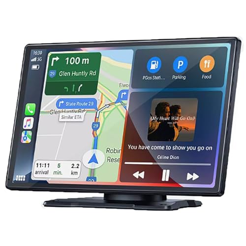 W519 Display automotivo sem fio CarPlay Android, tela de 23