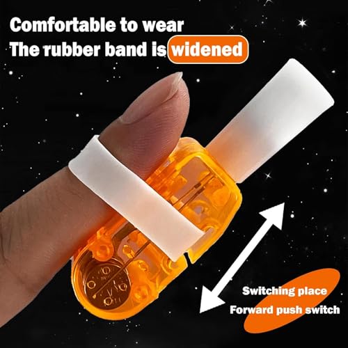 CHENBOOW Halloween Leuchtringe,36 Stück Finger Lampe,LED Fingerlichter,Leuchtende Ringe,LED Bunt Fingerlicht,Fingerring Leuchtringe,für Karneval,Fasching,Mottoparty,Halloween,Cosplay Party