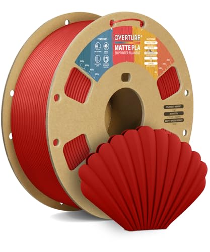 Filament OVERTURE PLA Czerwony Matowy (RED MATTE)