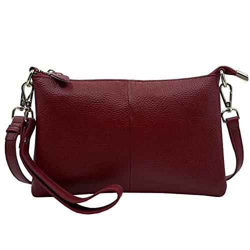 Image of Beurlike Leather Wristlet Wallet Clutch Purses For Women Small Crossbody Phone Bags