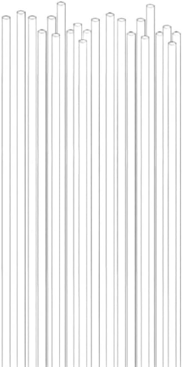 1000pcs Melting Point Capillary Spotting Tube Thickness 0.1mm/0.3mm/0.5mm, Clear Glass Tube for Teaching Household Uses(0.5x200mm)