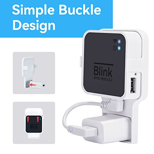 image for Tizomi Outlet Wall Mount for Blink Sync Module 2, Mount Bracket Holder