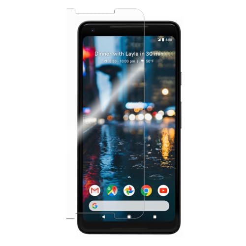 (2-Pack) Screen Protector for Google Pixel 2 XL Screen Protector [Flexible Clear Film] Case Friendly Accessories