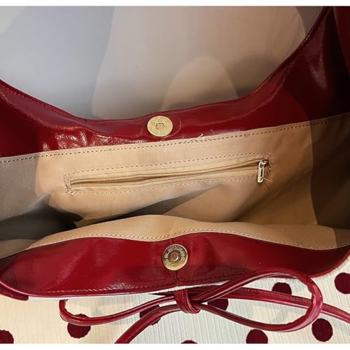 Bolso Hobo Slouchy de Lunares para Mujer 2025 miniatura 6