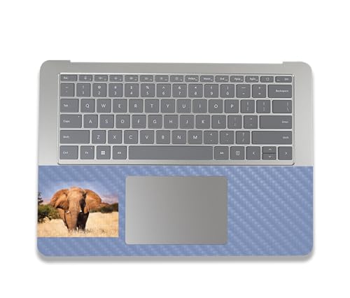 Image of MightySkins Carbon Fiber Skin Compatible with Microsoft Surface Laptop Studio 2 (2023) Full Wrap Kit - Elephant | Protective, Durable Textured Carbon Fiber Finish | Easy to Apply | Made in The USA