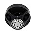 VMS RACING Antenna HOUSING BASE COVER in BLACK Billet Aluminum Compatible with Jeep Wrangler JK Sahara Sport Rubicon Unlimited Freedom Fifty 2007-2020