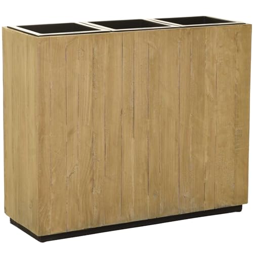 VIVANNO Pflanzkübel aus Recyclingholz - Raumteiler & Sichtschutz...