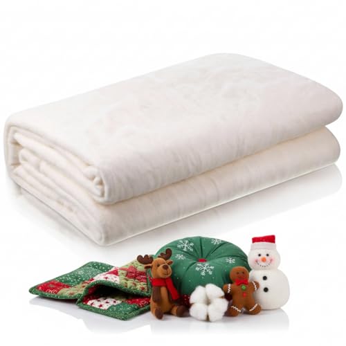Guata De Algodón Natural De 78 X 59 Pulgadas/ 2 X 1,5 M Guata De Costura Caliente Relleno De Acolchar De Algodón Para Colchas, Artesanía Y Manualidades Portátiles