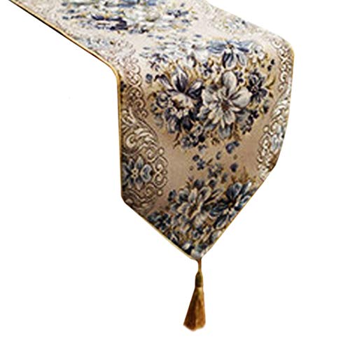 Funytine Polyester, Machine Washable, Everyday Kitchen Table Runner For Dinner Parties, Events, Decor 28 x 210cm - 10 PCS