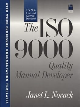 Hardcover The ISO 9000 Quality Manual Developer Book