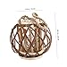 Cabilock Hemp Rope Willow Candle Holder Large Rustic Home Decor Vintage Style for Fireplace Mantel Decor