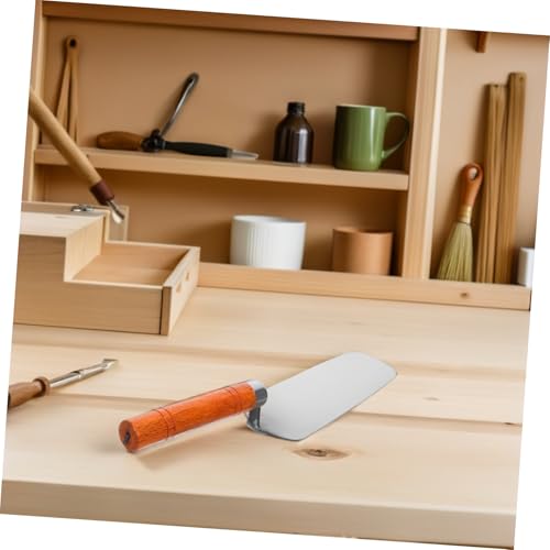 Truelle de maçonnerie inox pour lissage de béton et jointoiement précis de carrelage - 6