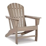 Signature Design by Ashley Sundown Treasure Outdoor Patio HDPE Adirondack Chair,...