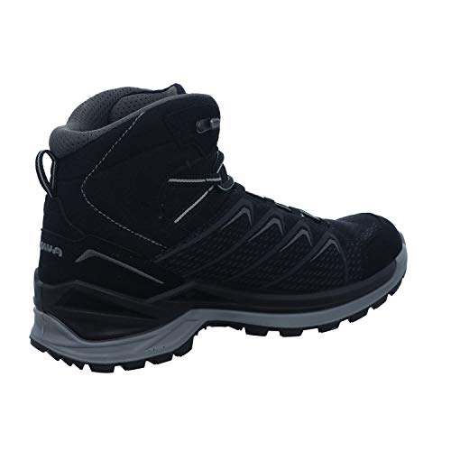 LOWA Herren ferrox pro gtx mid Trekking Wanderstiefel, 9923 Schwarz Hellgrau, 42 EU