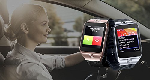 Indigi® Innovative Swap Gear Bluetooth Smartwatch Wireless Phone For All Iphone And Galaxy Smartphones (Silver) #TOP4