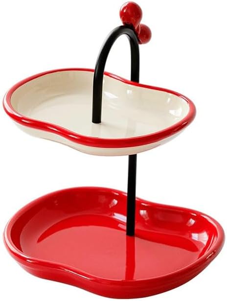 Multi Layer Ceramic Fruit Platter The Coffee Table in The Living Room Has A Snack Plate A Candy