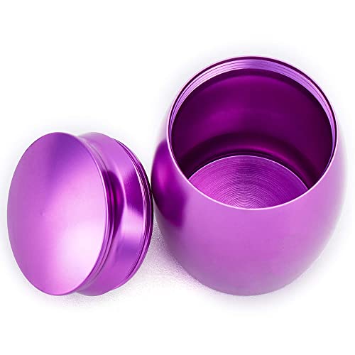 Image of Small Urns for Pet Ashes,Puple Mini Urn for Dog or Cats Ashes | 2.67 Inches Small Dog Urns with Paw Print,Pet Memorial Gifts for Loss of Dog /Cat,Dog Passing Away Gifts