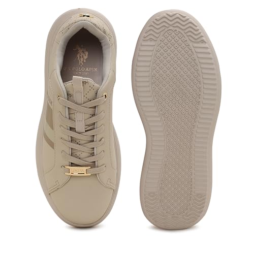 Image of U.S. Polo ASSN. Clara 3.0 Off White Light Weight Sneaker Shoes