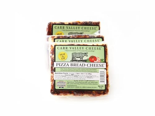 Carr Valley Bread Cheese® 3-Pack | (3) 6 oz Pieces | Authent...