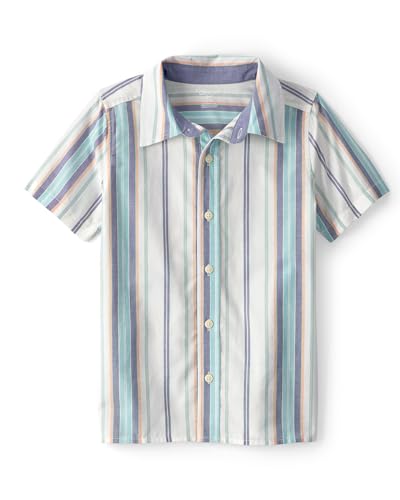 Image of OshKosh B'Gosh Boys Short Sleeve Woven Buttonfront Shirt