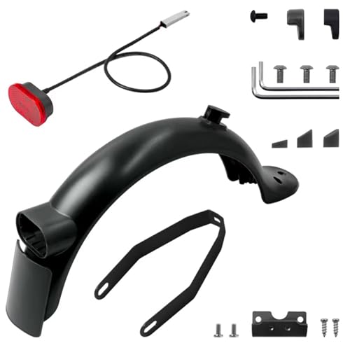 Jalucdnry 電動スクーター用の交換用アクセサリーキット - タイライト、警告ランプ、親指のスロットル、保護カバー、リアフェンダー