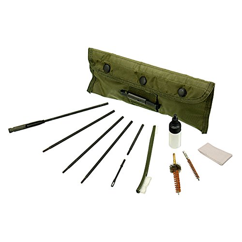 Kit de nettoyage UTG modèle 4/15 vert pour vos sessions de tir et sorties nature