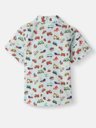 Image of Nautinati Boys Printed Shirt & Short Clothing Set Combo | Age 0-3 Years