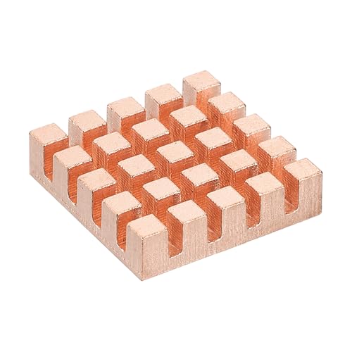 Dissipateur thermique cuivre 20x20x5mm radiateur pour processeur CPU et IC