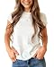 Stelle Womens Modal Soft Crewneck Short Sleeve T Shirts Summer Casual Basic Tops Tees Creme