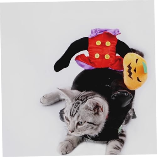 Disfraz de Calabaza Halloween para Perros y Gatos miniatura 4