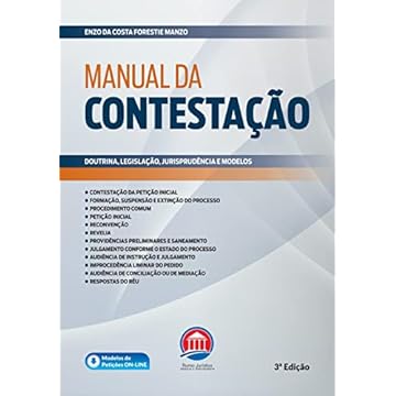 Capa do livro Manual da Contestação - 3A. Ed.