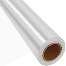 Borningfire Clear Cellophane Wrap Roll 16" Inch 100' Ft
