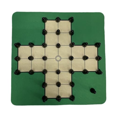 MagiDeal Juego de Solitario, Juego de Mesa Individual, Juego de clásico, Juego de Mesa, ajedrez de Independencia para Adolescentes, Adultos, niños y