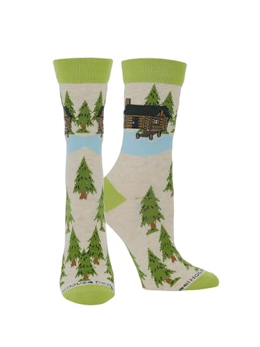 Image of WHD Outdoor Nature Lover Socks for Women & Men | Camping & Lake Life Gift | Novelty Forest Fan