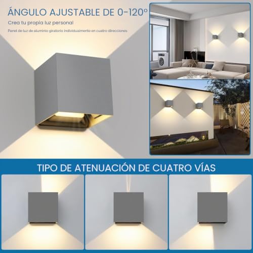 Aplique de pared interior acogedor para crear terrazas calidas 2