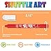 Shuttle Art 24 Colors Gel Crayons for Toddlers, Non-Toxic Crayons Set for Kids Children Coloring, Crayon-Pastel-Watercolor Effect, Ideal for Paper