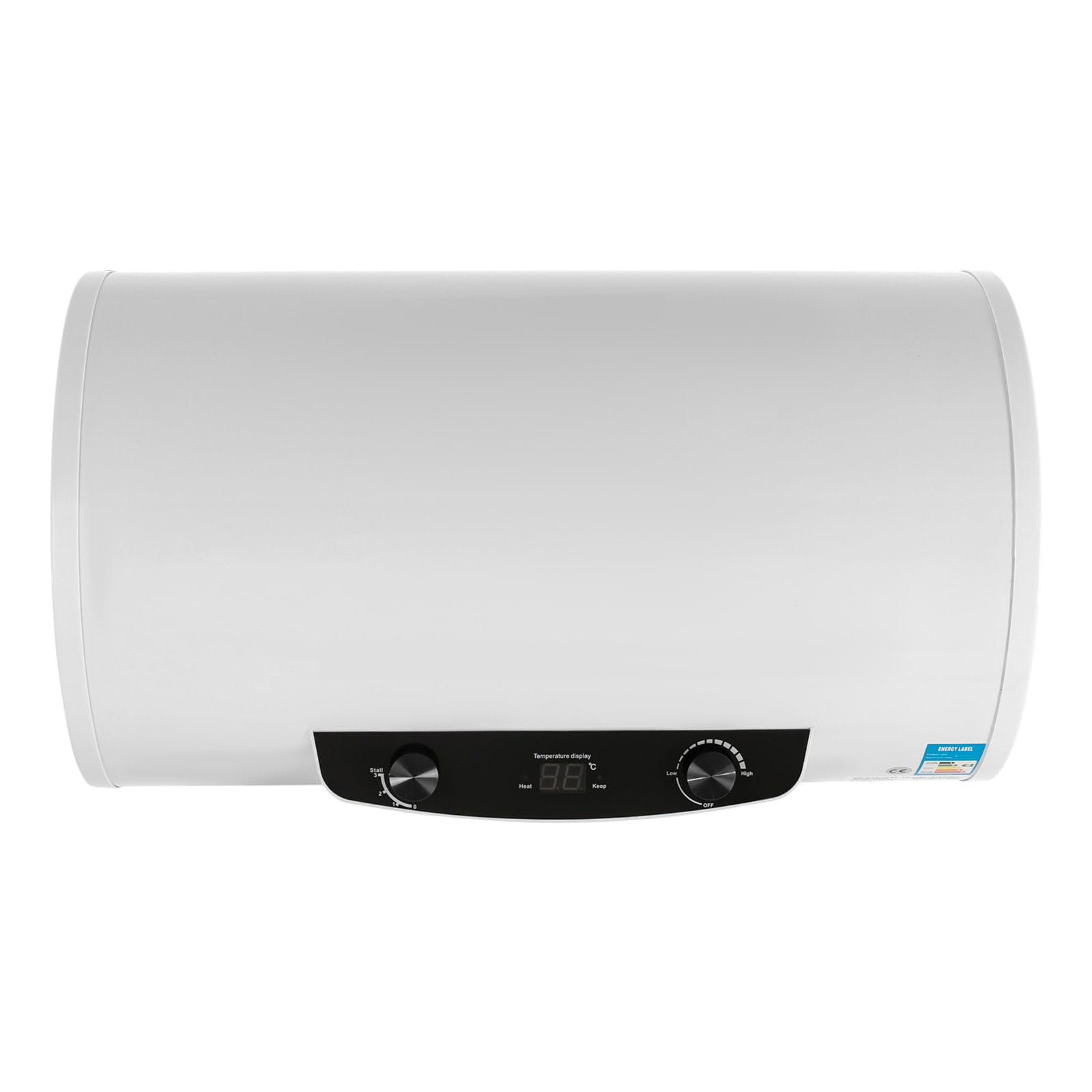 Caldaia murale orizzontale Serbatoio dell'acqua calda 120L（Capacità effettiva dell'acqua: 70L）Serbatoio elettrico dell'acqua calda Caldaia Scaldabagno Scaldabagno, 2000W