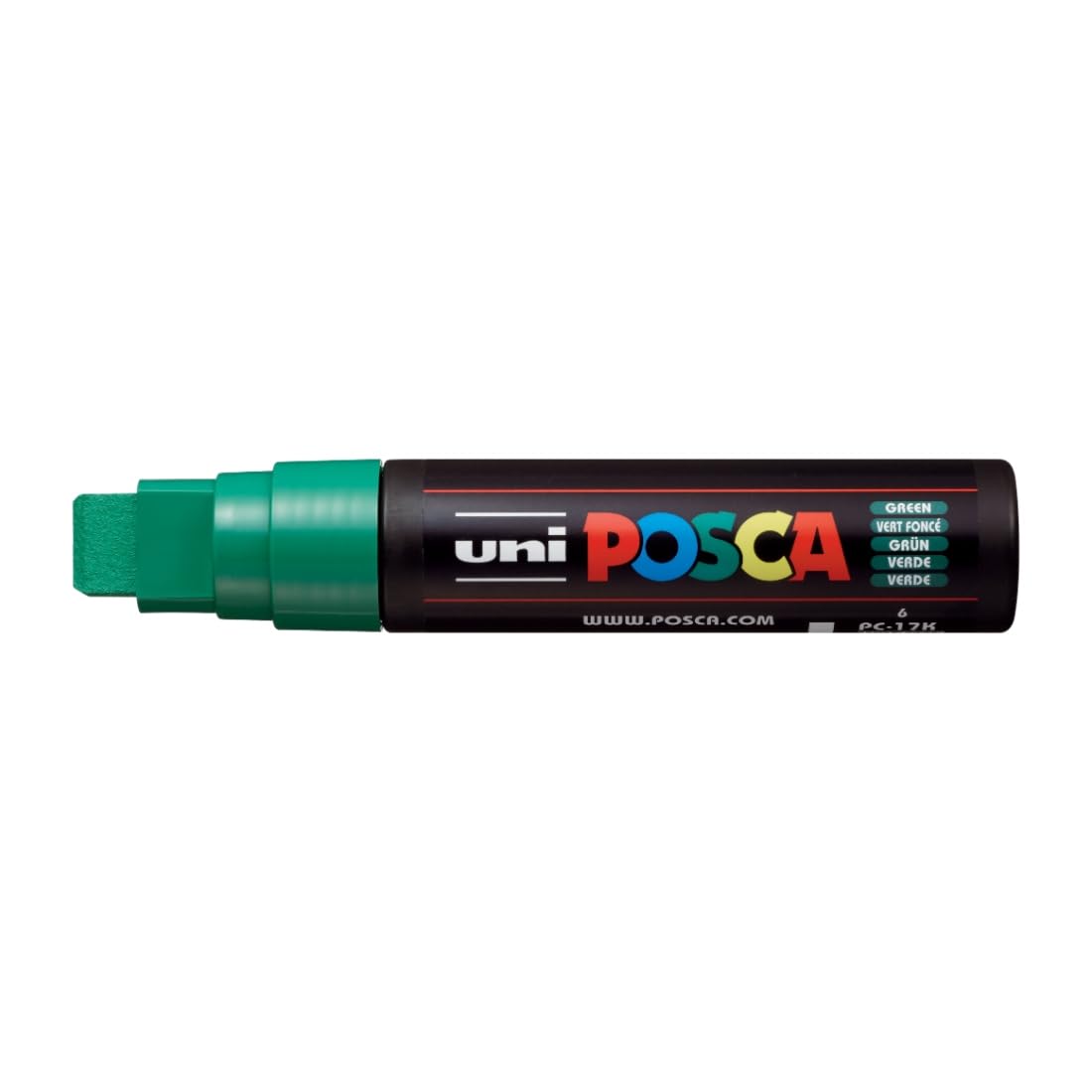 Posca PC-17K 15.0 mm Extra Broad Tip Marker Pen | Green Ink, Pack of 1