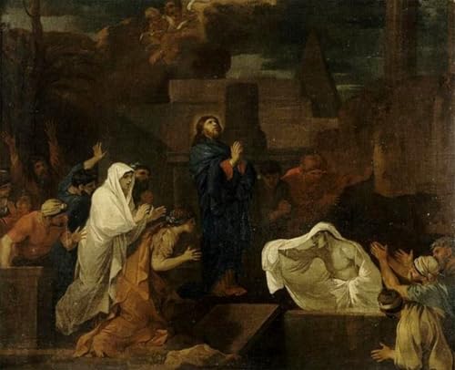 Affiches de La Résurrection de Lazzaro par Bourdon pour sublimer la décoration du salon