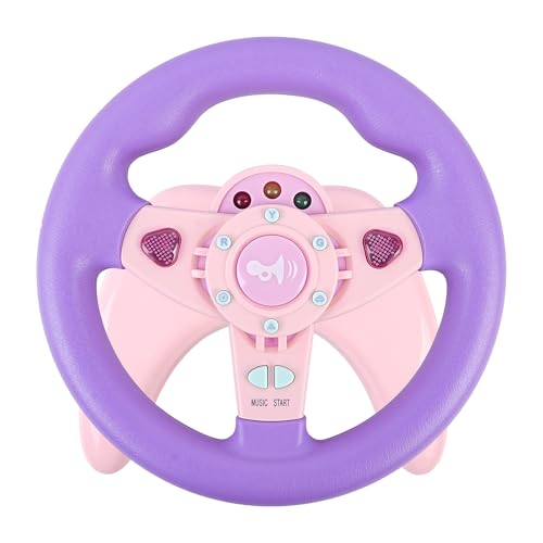 ハンドル おもちゃ ドライブハンドルおもちゃ 音量調整  室内用 運転ごっこ玩具 男の子女の子 プレゼント 誕生日 日本語説明書付き 英語発音6+