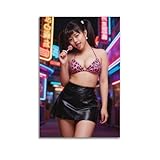 高畑充希かわいい女優 俳優 セクシーアーティスト ポスタークールな壁画アート パネル オフィス装飾ぶら下げプリント ギフト16x24inch(40x60cm)