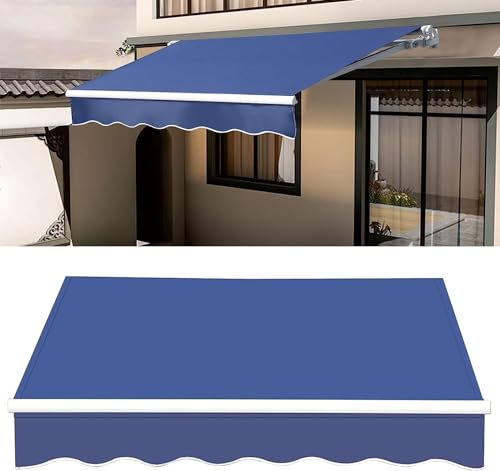 Toile de store banne rétractable 5x3m pour l'ombre de terrasse - 2