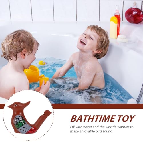 SAFIGLE 16-teiliges Musikalisches Krippenszene Set für Kinder und Erwachsene - Keramik-Vögel-Pfeifen - Keramische Wasser-Pfeifen - Zirpendes Vogel-en - Wassersänger-Vogel - Kinder--e -