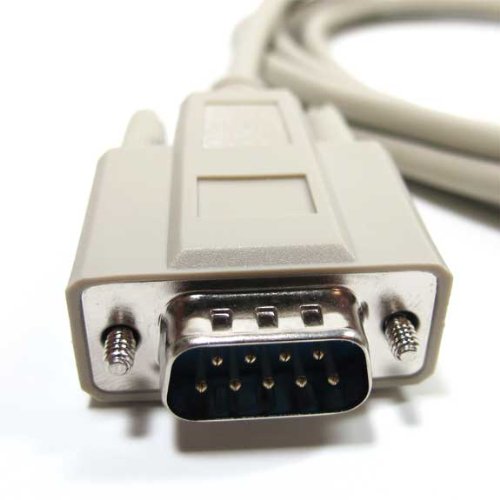 SF Cable, 25ft DB9 M/M 9C Serial Straight Thru Cable